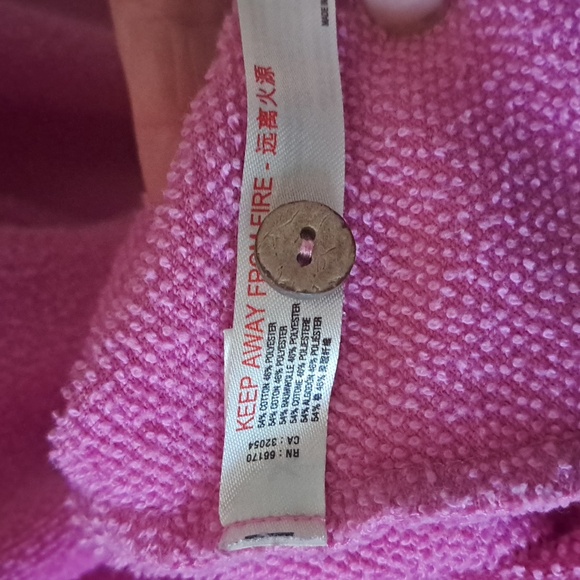 FP Beach Pink Women's Beachy Terry Cardigan - Picture 7 of 8